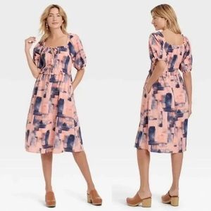 Universal Thread Puff Sleeve Babydoll Dress